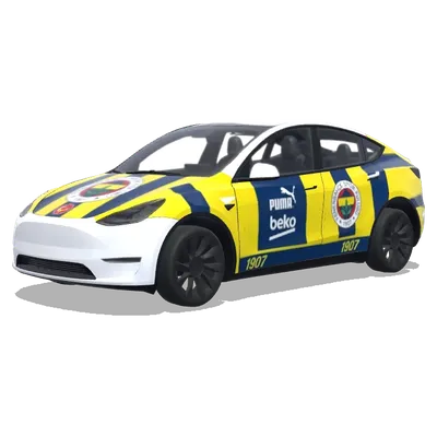 費內巴切隊（Fenerbahçe football team） – 特斯拉 Model Y 塗裝