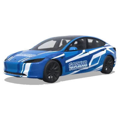 Saphyr Solutions – оклейка Tesla Model 3