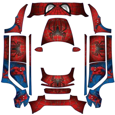 Spider-Man (Spidey) – Tesla Model Y Wrap