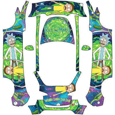 Rick and Morty (Rick and morty) – Tesla Model Y Wrap