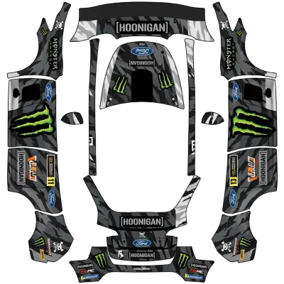 Hoonicorn Кена Блока (Ken block hoonicorn) – оклейка Tesla Model Y