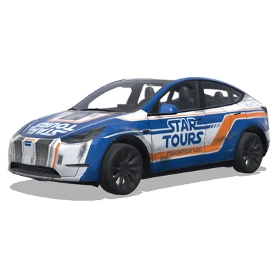Star Tours Speeder – Tesla Model Y wrap