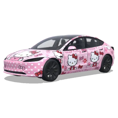 hello kitty – Tesla Model 3 wrap