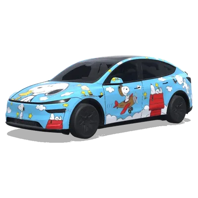 Snoopy – Tesla Model Y L Wrap