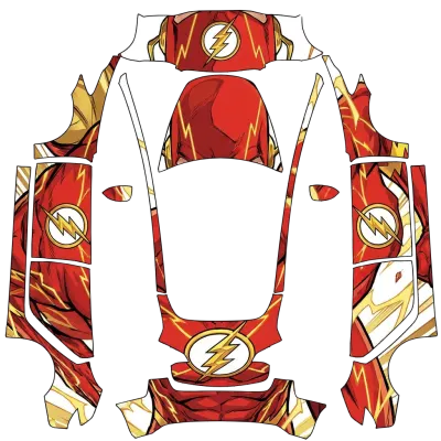The Flash – Tesla Model 3 Wrap