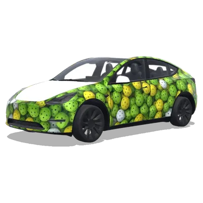 Пиклбол – оклейка Tesla Model Y