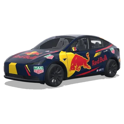 Red Bull (红牛) – оклейка Tesla Model Y