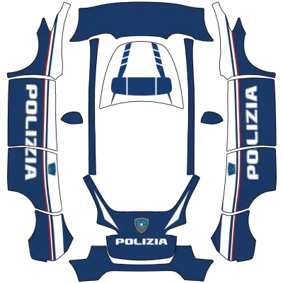 義大利警察（PoliZia italiana） – 特斯拉 Model Y 塗裝