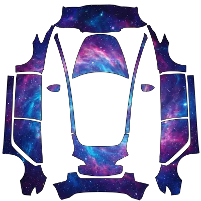 Galaxie Skin (galaxy skin) – Tesla Model 3 Wrap