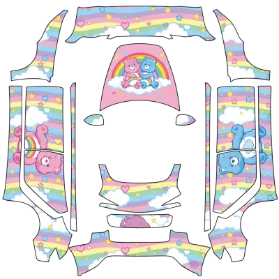 Care Bears (Care bear) – Tesla Model 3 Wrap