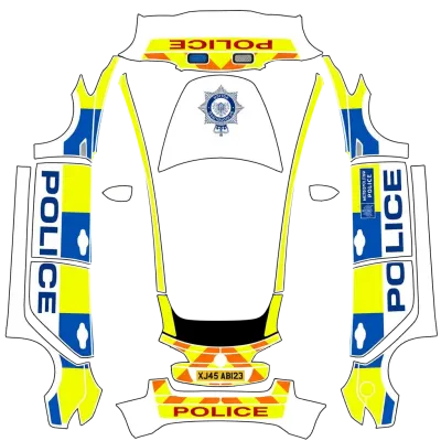 UK Police (Uk police) – Tesla Model 3 Wrap