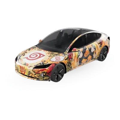 Naruto 11 – Tesla Model 3 Wrap