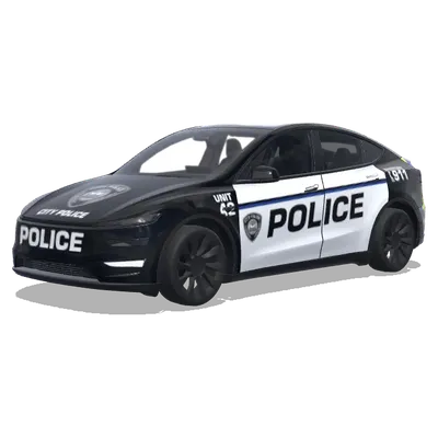 Полицейский Tesla из 42-го отдела – оклейка Tesla Model Y