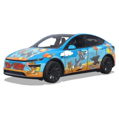 Tom and Jerry – Tesla Model Y wrap