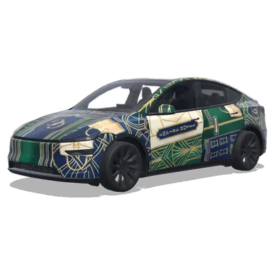Upper East Side Luxury – Tesla Model Y wrap
