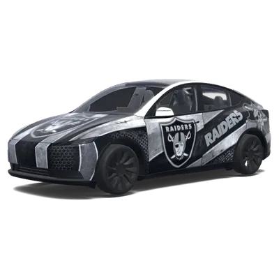 拉斯维加斯突袭者（Las Vegas Raiders.） – 特斯拉 Model Y 涂装