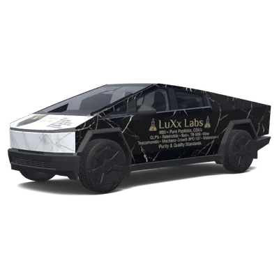 ブラックマーブル LuXx Labs – テスラ Cybertruck ラッピング