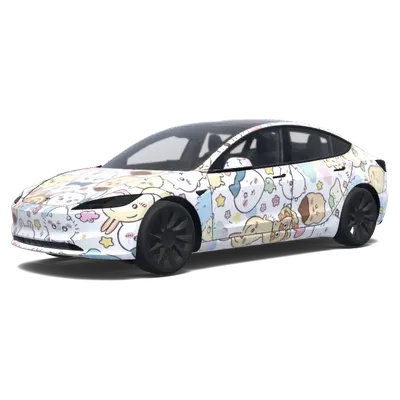 Chiikawa. – Tesla Model 3 wrap