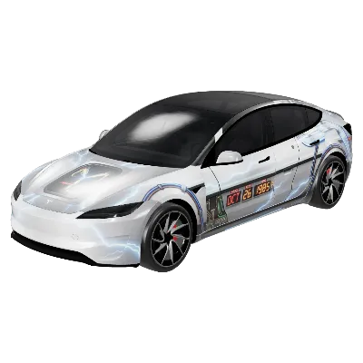 백 투 더 퓨처 모델 3 하일랜드 퍼포먼스 (Back to the Future - Model 3 Highland Performance) – 테슬라 Model 3 랩핑