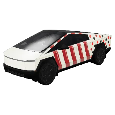 캔디 랜드 크루저 (Candy Land Cruiser) – 테슬라 Cybertruck 랩핑