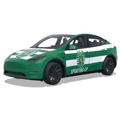 Sporting clube de portugal. – Tesla Model Y wrap