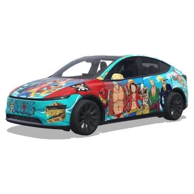 海賊王（one piece.） – 特斯拉 Model Y 塗裝