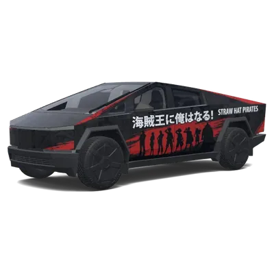 ONE PIECE マンガ – テスラ Cybertruck ラッピング