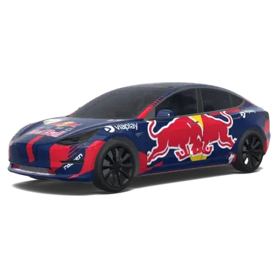 Red Bull Velocity – Tesla Model 3 wrap