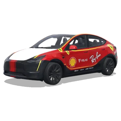Ferrari F1 – Tesla Model Y wrap
