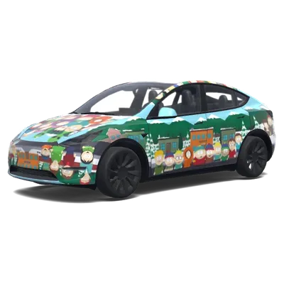 Южный Парк – оклейка Tesla Model Y