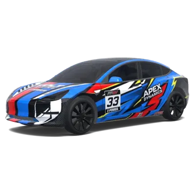 頂點動力 33 – 特斯拉 Model 3 塗裝