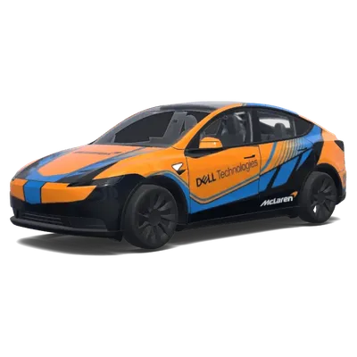邁凱倫F1 2026塗裝（2026 McLaren F1 racing livery..） – 特斯拉 Model Y 塗裝