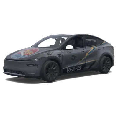 Navy F/A-18 Motiv – Tesla Model Y Wrap