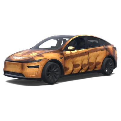 Catbus aus Totoro – Tesla Model Y Wrap