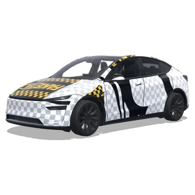 가짜 택시 (fake taxi.) – 테슬라 Model Y 랩핑
