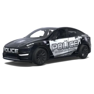 Decepticon Barricade Cybertruck – Tesla Model Y wrap