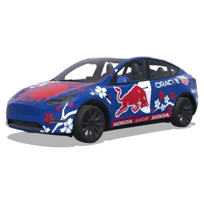 レッドブルF1日本 (Redbull racing Japan formula 1 livery.) – テスラ Model Y ラッピング
