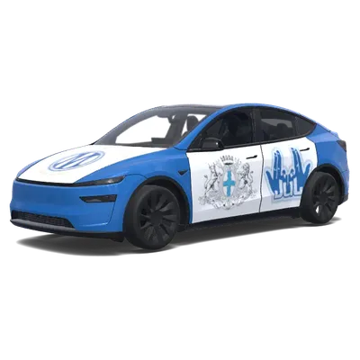 OM Vélodrome (Olympique Marseille OM JUL Vélodrome) – covering Tesla Model Y