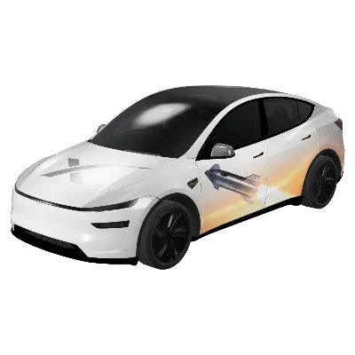 스페이스X 런치 (SpaceX Launch) – 테슬라 Model Y 랩핑