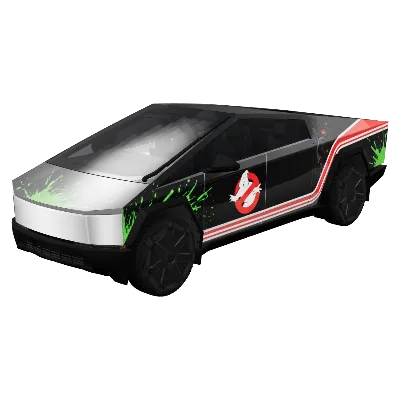 고스트버스터즈 에크토-1 (Ghostbusters Ecto-1) – 테슬라 Cybertruck 랩핑
