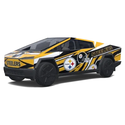 ピッツバーグ・スティーラーズ (Pittsburgh Steelers Football team.) – テスラ Cybertruck ラッピング