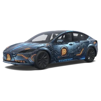 Transformers movie. – Tesla Model 3 wrap