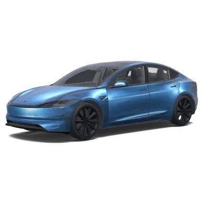 Glänzendes Finish – Tesla Model 3 Wrap