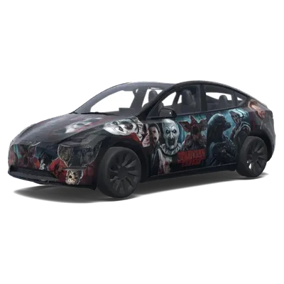 恐怖電影角色合集 – 特斯拉 Model Y 塗裝