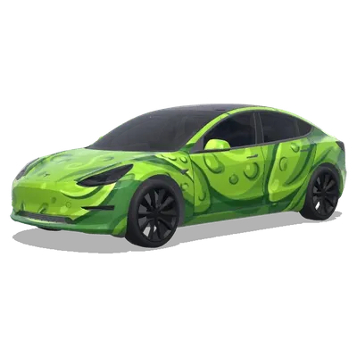 눈 없는 개구리 랩 – 테슬라 Model 3 랩핑