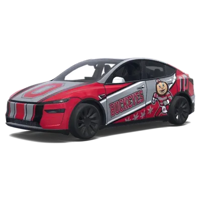 シルバーミラー・フレーム – テスラ Model Y ラッピング