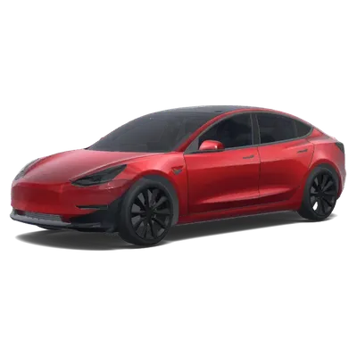 Multired Schwarz – Tesla Model 3 Wrap