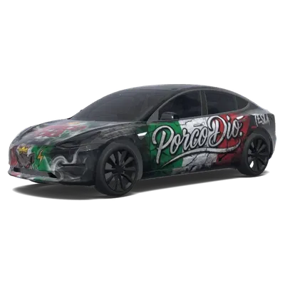 Porco dio（Porco dio.） – 特斯拉 Model 3 塗裝