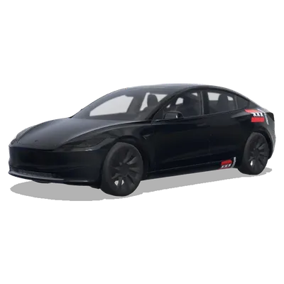 Black Amsterdam – Tesla Model 3 wrap