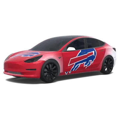 Buffalo Bills Simple – Tesla Model 3 Wrap
